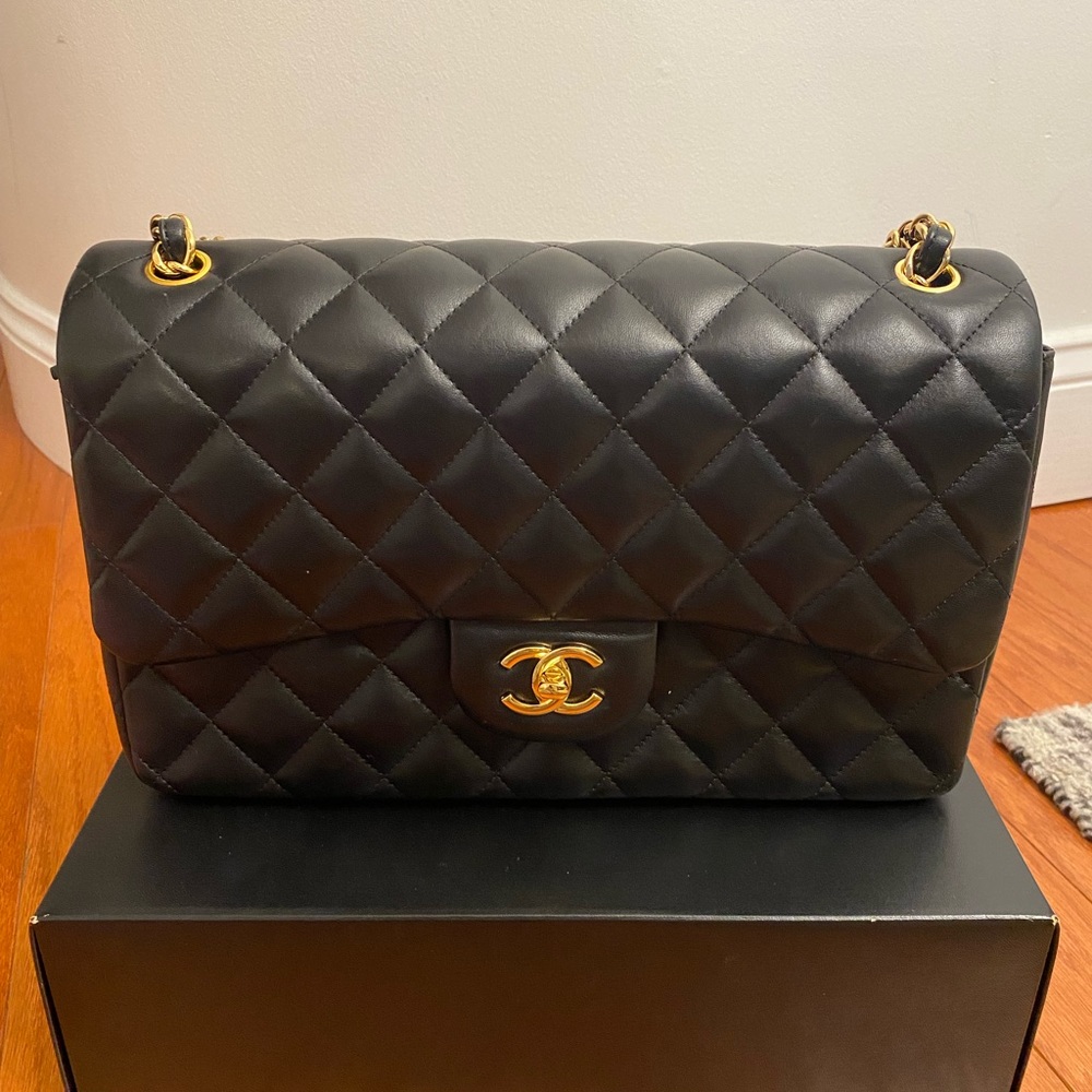 Chanel large classic flap bag